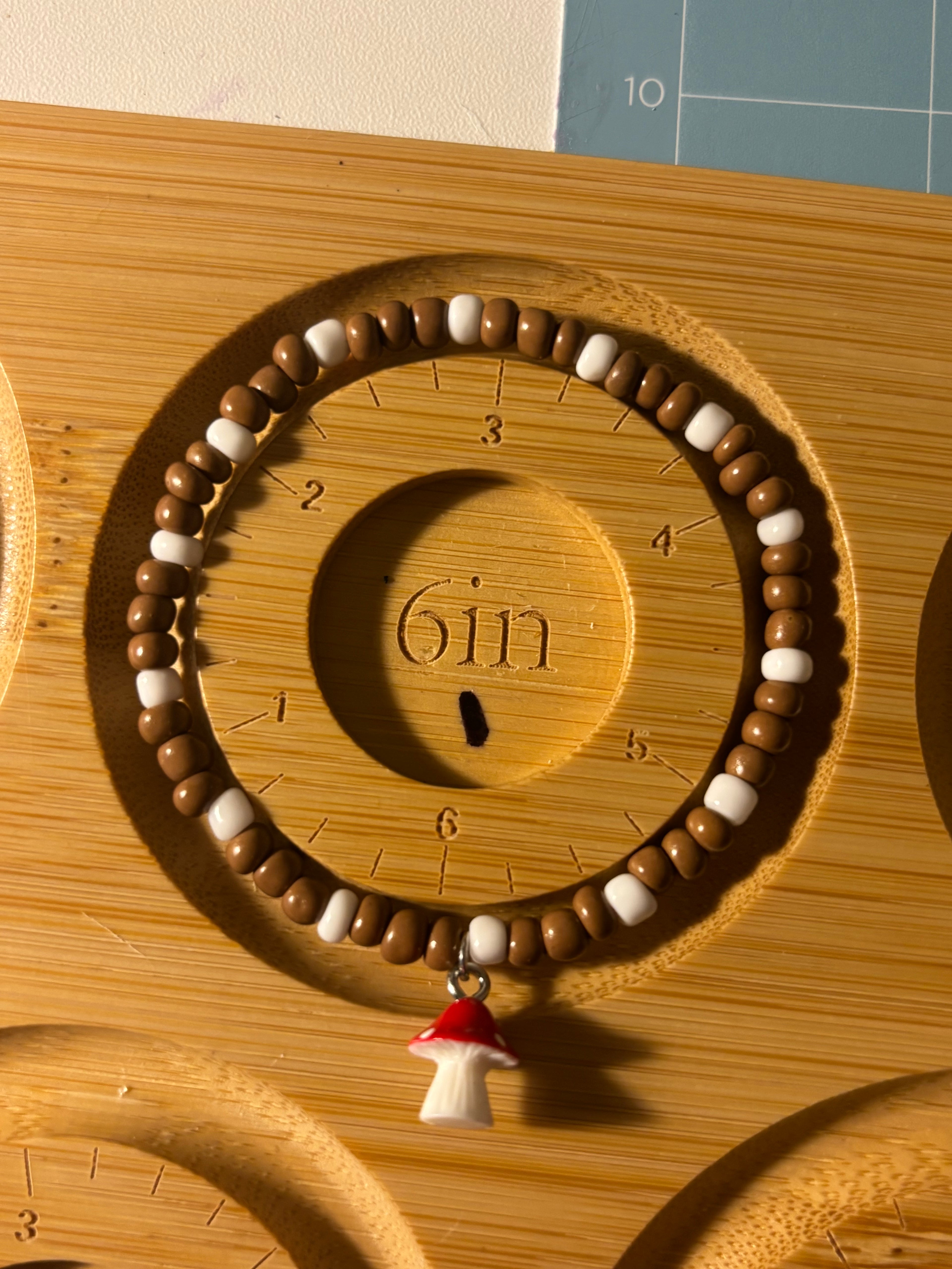 Mushroom charm bracelets