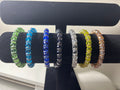Crystal beaded spacer bracelets