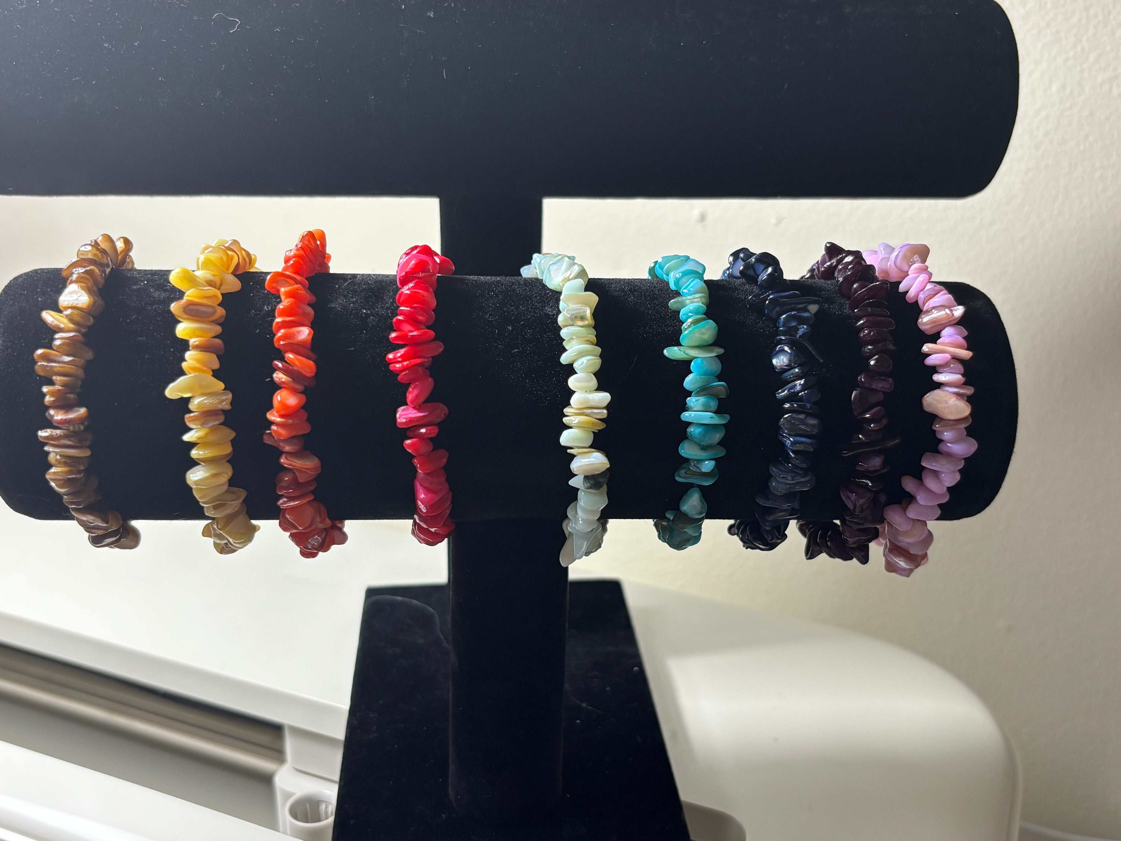 Beach vibed rock beaded bracelets