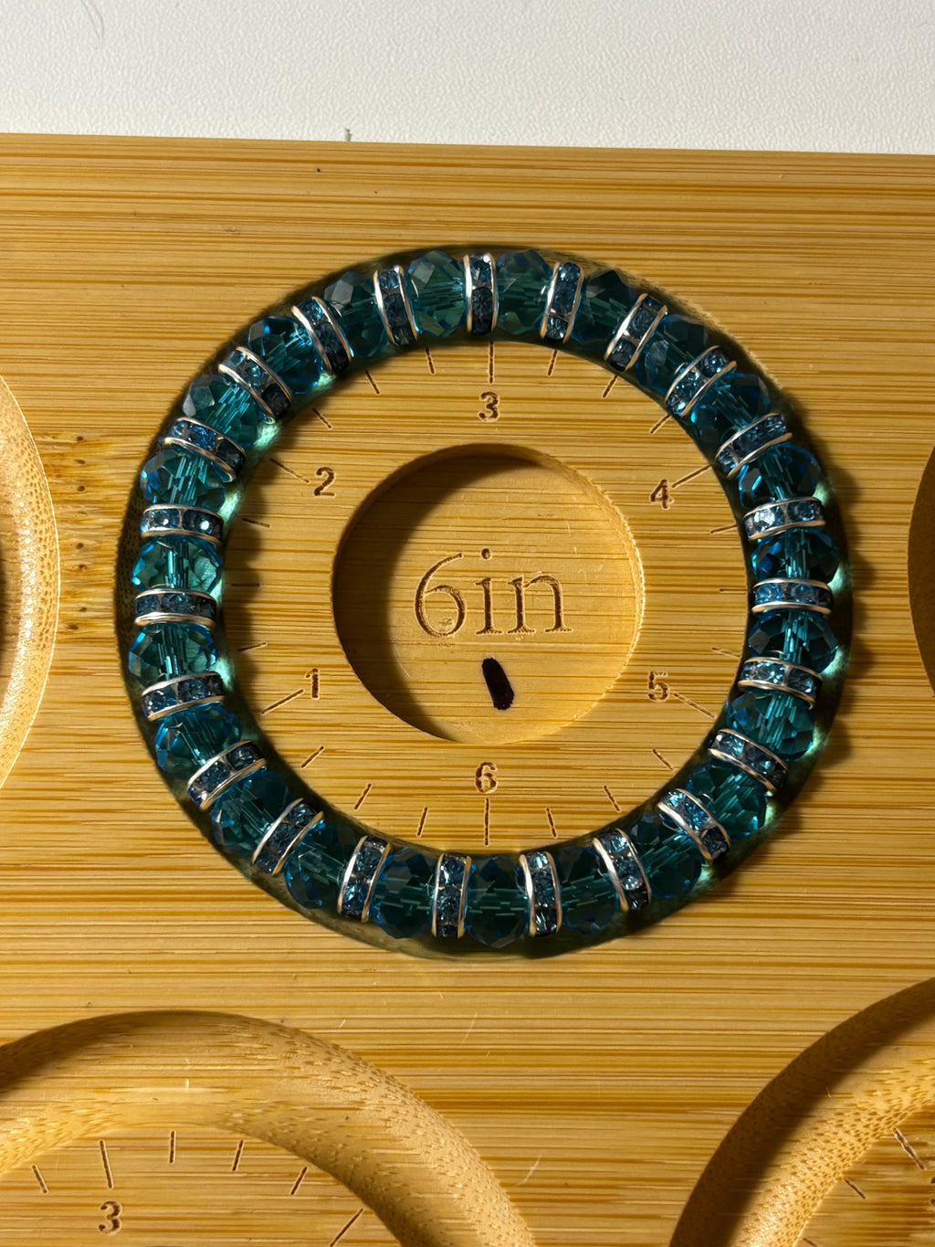 Crystal beaded spacer bracelets
